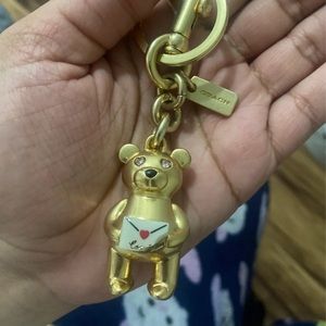 Coach Valentine bear key ring